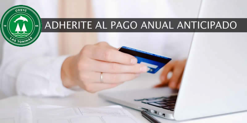 Adherite al pago anual anticipado 2026